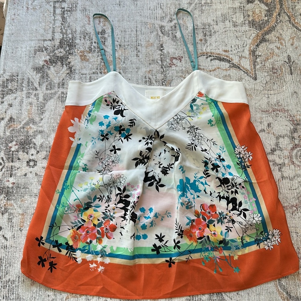 Maeve Silk Floral Camisole Top NWT